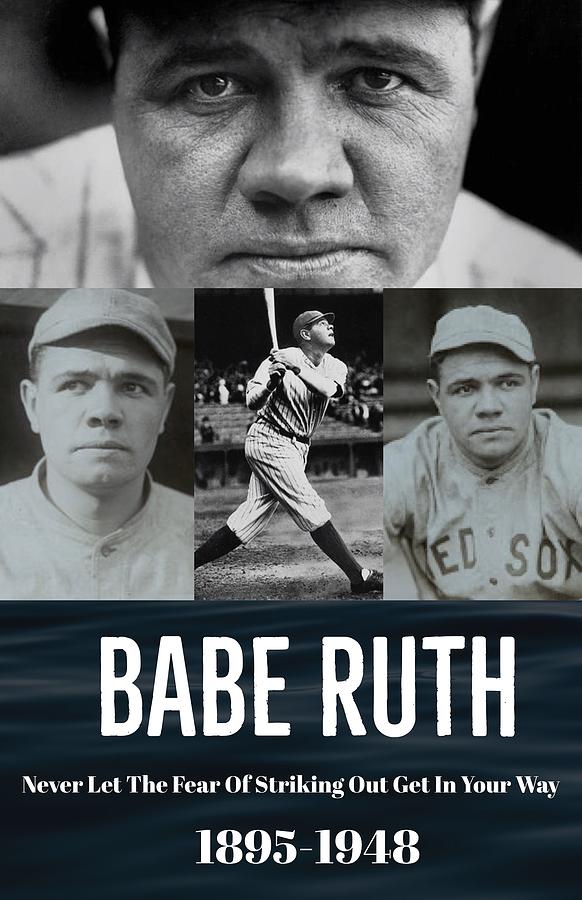 Babe Ruth - No Fear Tin Sign