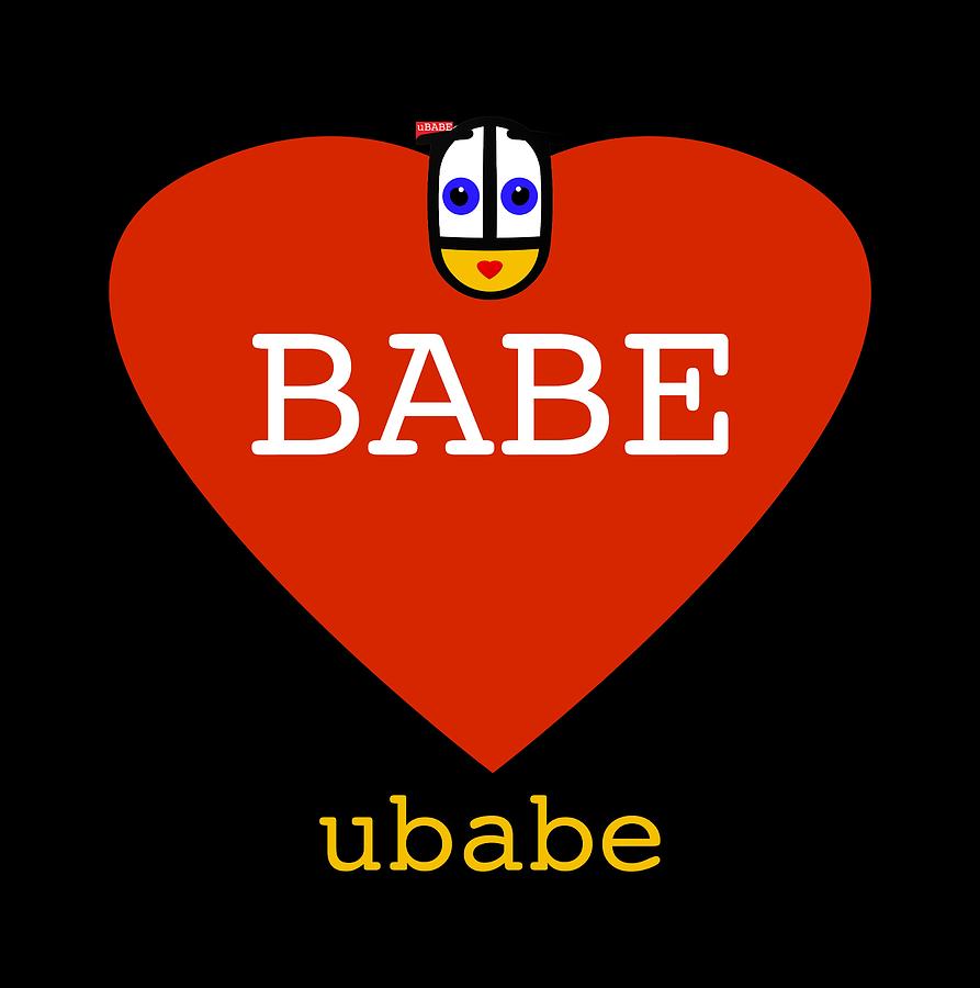 Babe Valentine Digital Art by Charles Stuart