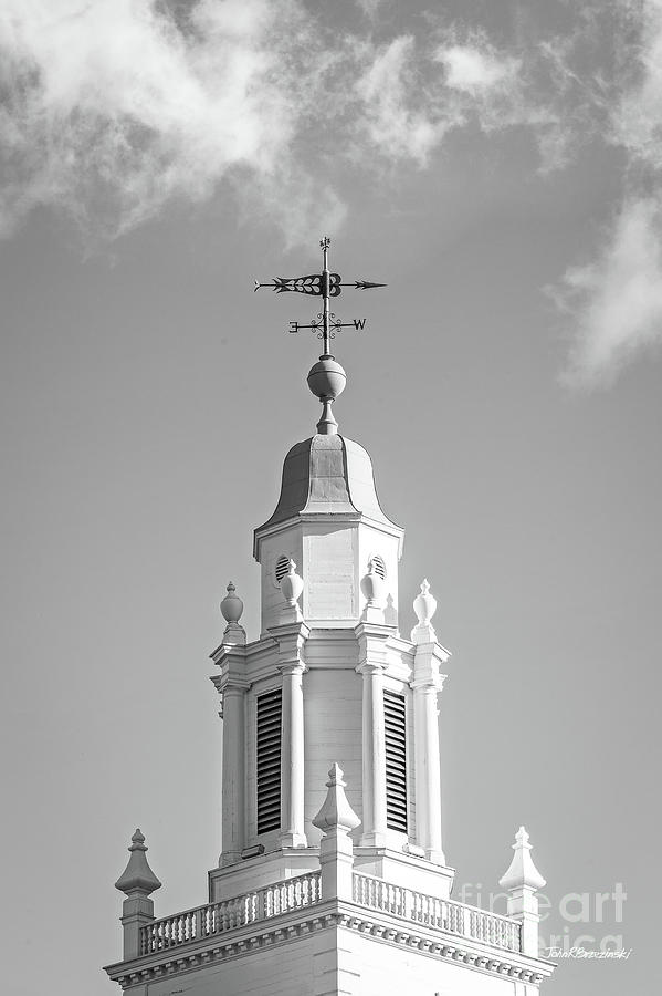 Architecture Photograph - Babson College Tomasso Hall Cupola by University Icons