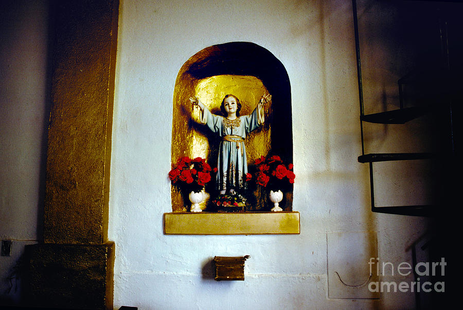 Baby Jesus, Church Interior, Miraflores Baja Sur Mexico Photograph By 