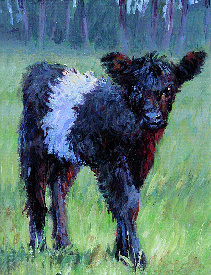Baby Painting by L Diane Johnson