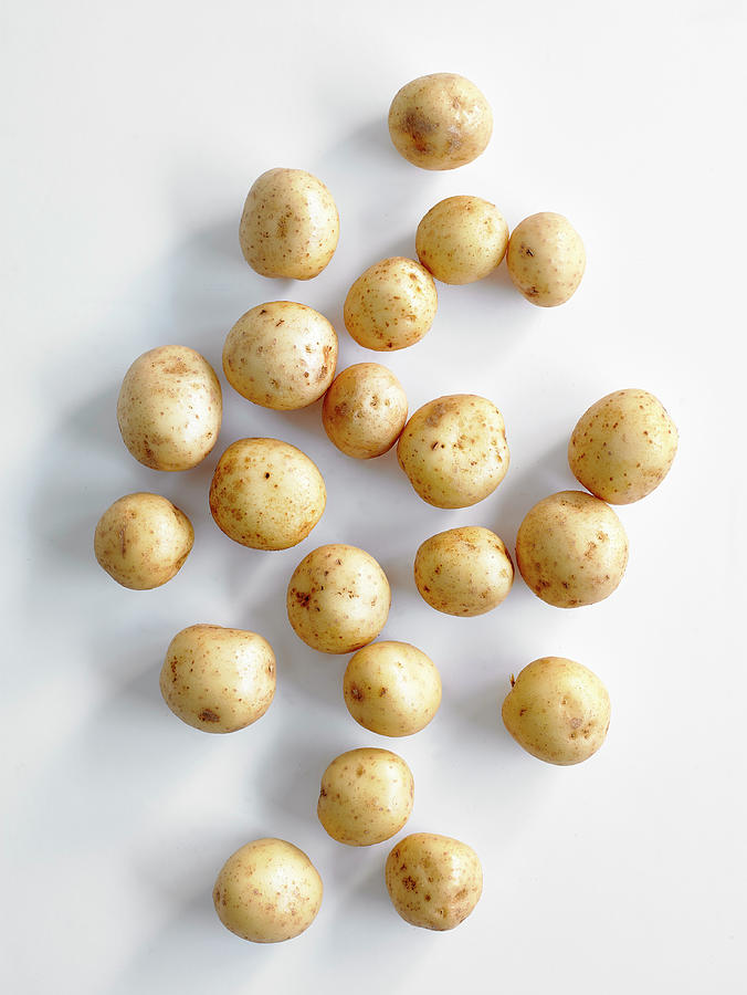 Baby New Potatoes Photograph by Alex Luck