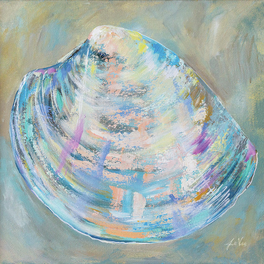 Shell Painting - Baby Shell by Jeanette Vertentes