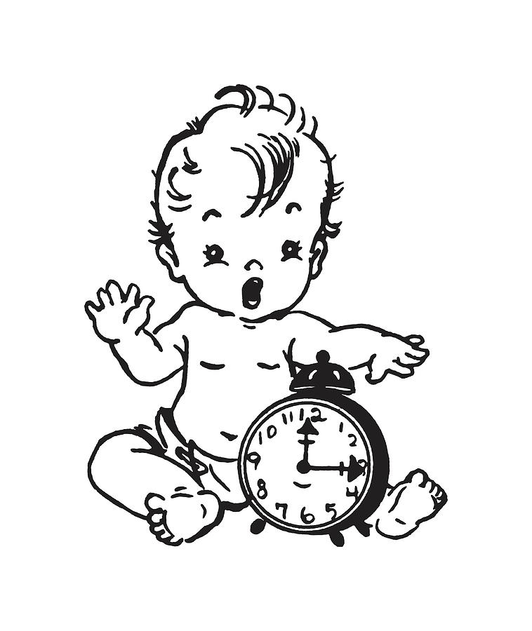 Hand Drawn Sketch Modern Old Alarm Clock Vector Stock Vector - Illustration  of minute, bell: 137559375