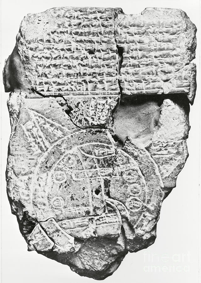 Babylonian Clay Tablet Photograph by Bettmann