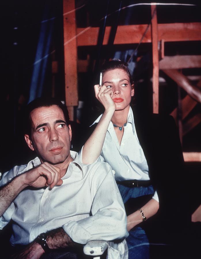 Bacall And Bogart Photograph by Hulton Archive