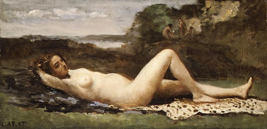 Bacchante In A Landscape 1865-70 Painting