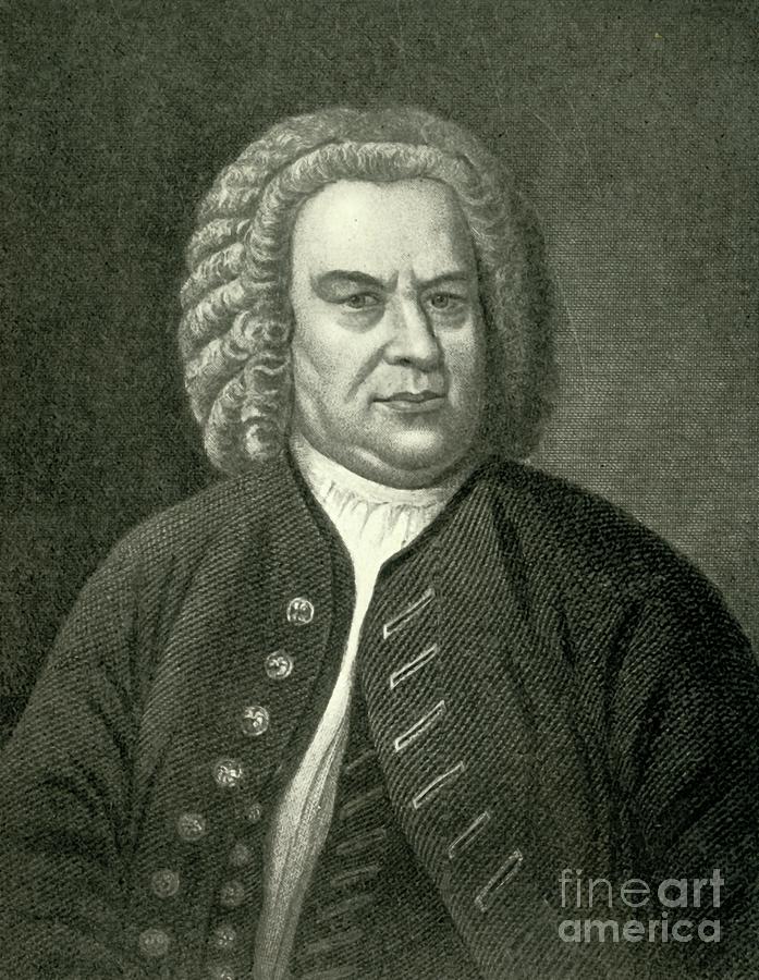 Bach Drawing by Print Collector