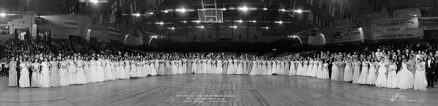 Panoramic Photograph - Bachelor - Benedict Debutantes by Fred Schutz Collection Panoramic Photograph - Bachelor - Benedict Debutantes by Fred Schutz Collection