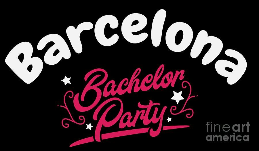 Bachelor Party Shirt Barcelona Pre Wedding Celebration Tee Digital