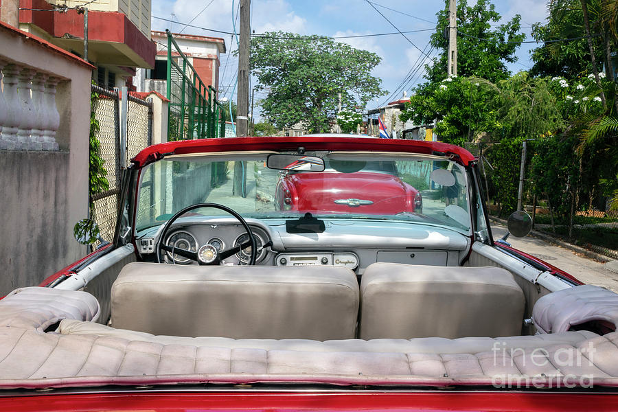 Cuba Photograph - Back Street Vehicles - Cuba by Kenneth Lempert