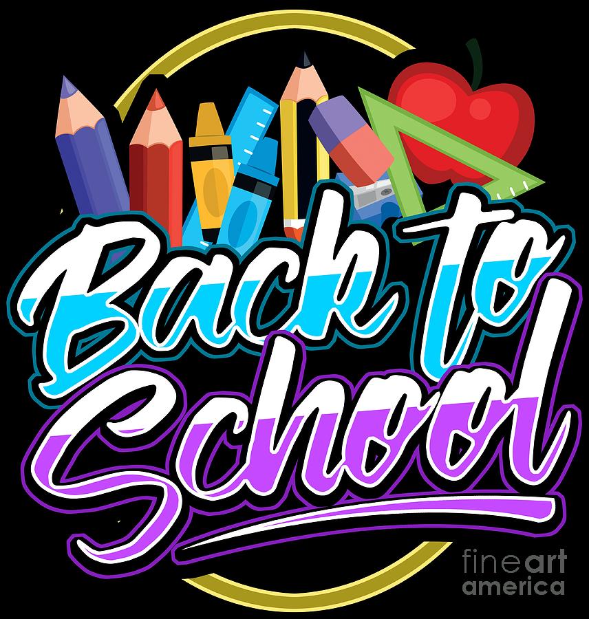 School Digital Art - Back To School by Mister Tee