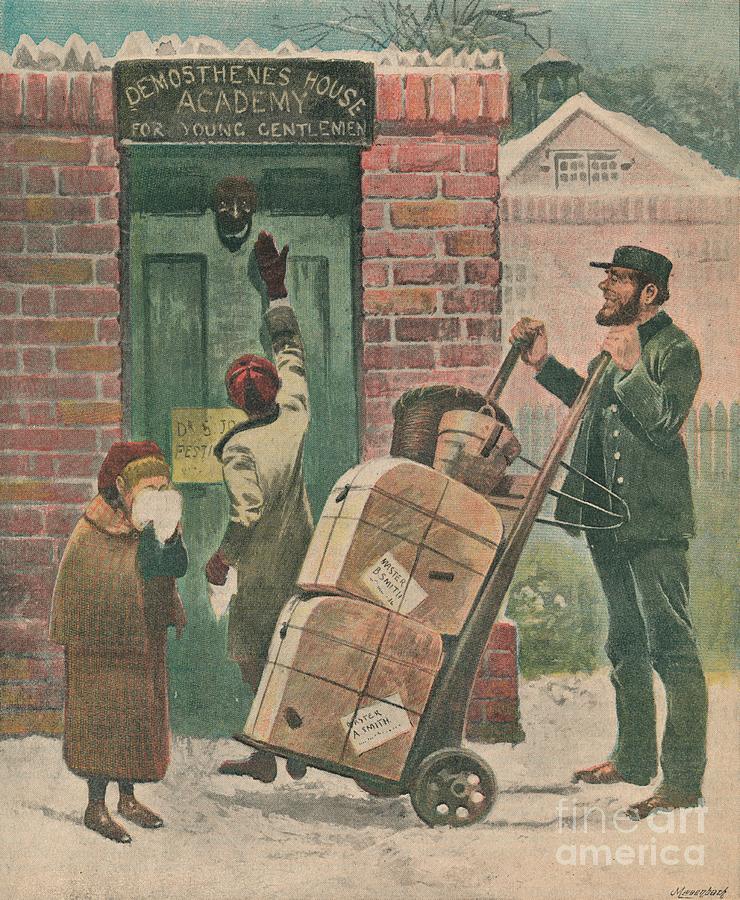 Back To School Drawing by Print Collector