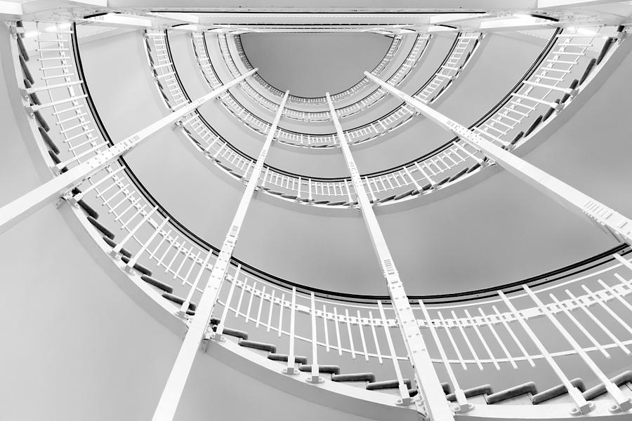 Abstract Photograph - Backed Upstairs by Roswitha Schleicher-schwarz