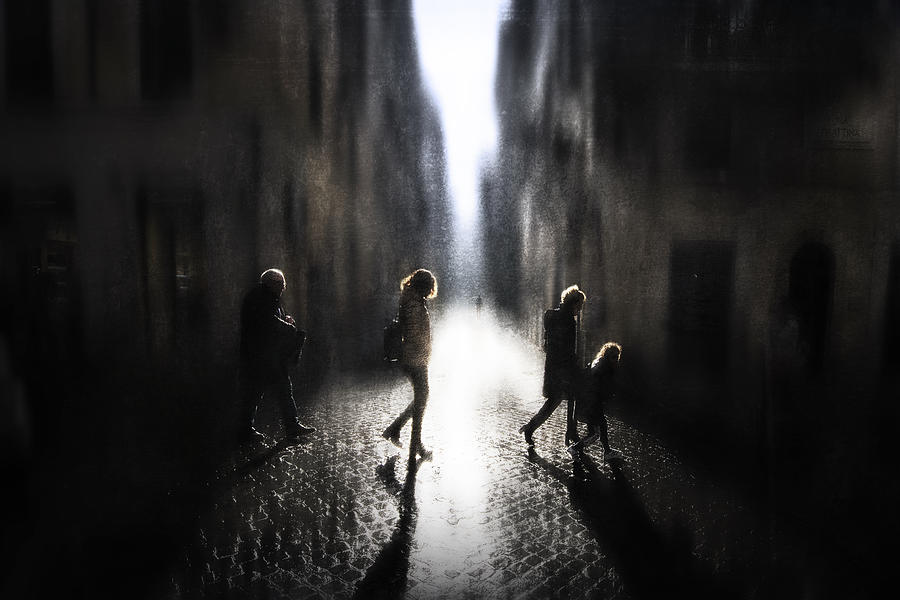 Backlight In The Alley Photograph by Nicodemo Quaglia
