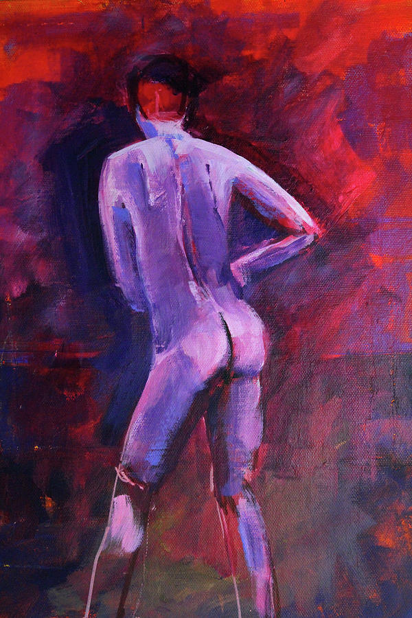 Backside Painting by Nancy Merkle