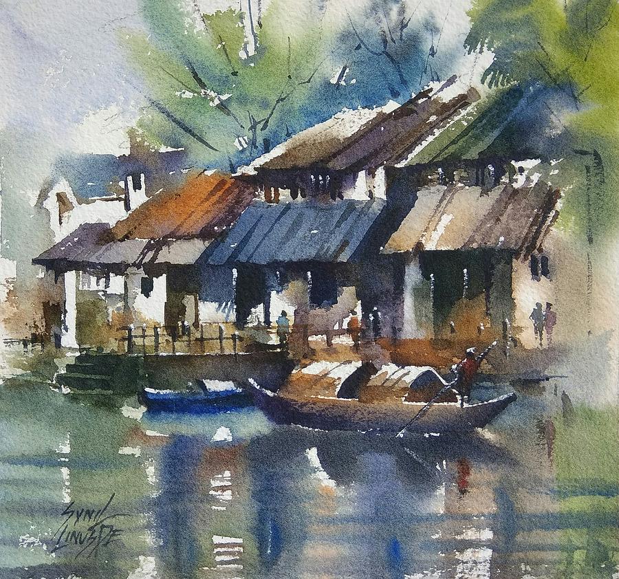 sunil linus de watercolour painting