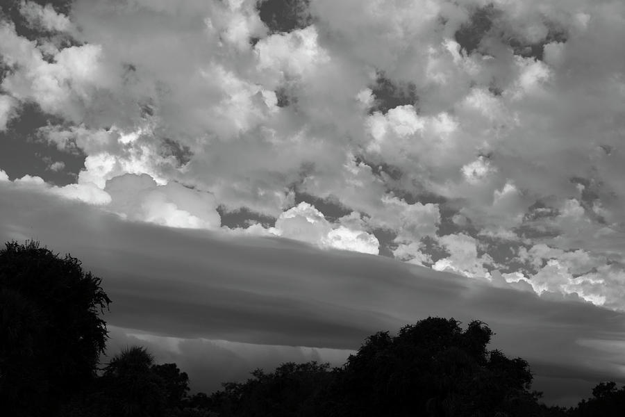 Backyard Shelf Cloud Photograph by Robert Wilder Jr