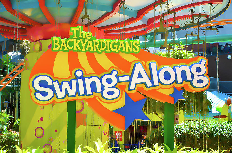 Backyardigans Swing-A-Long Painting by Jeelan Clark
