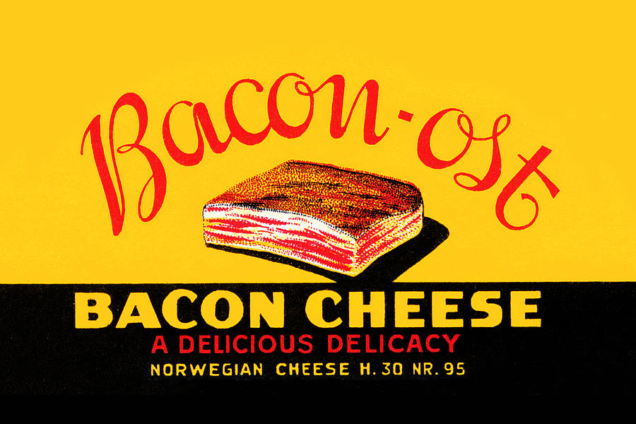 Bacon-Ost / Bacon Cheese Painting by Unknown