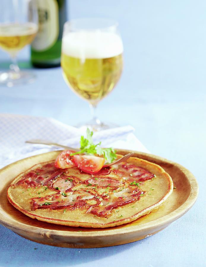 Bacon Pancake Photograph by Teubner Foodfoto