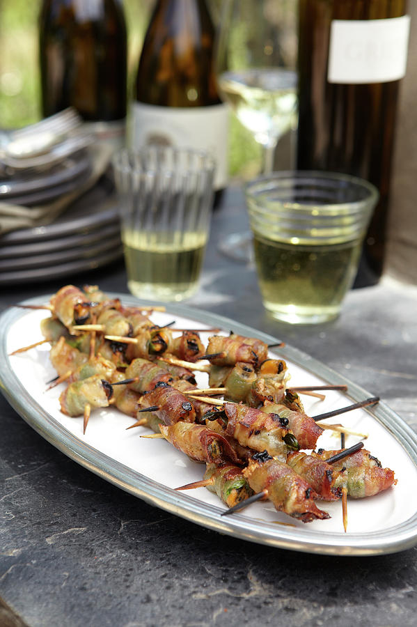 Bacon Wrapped Hors Doeuvres Photograph by James Baigrie