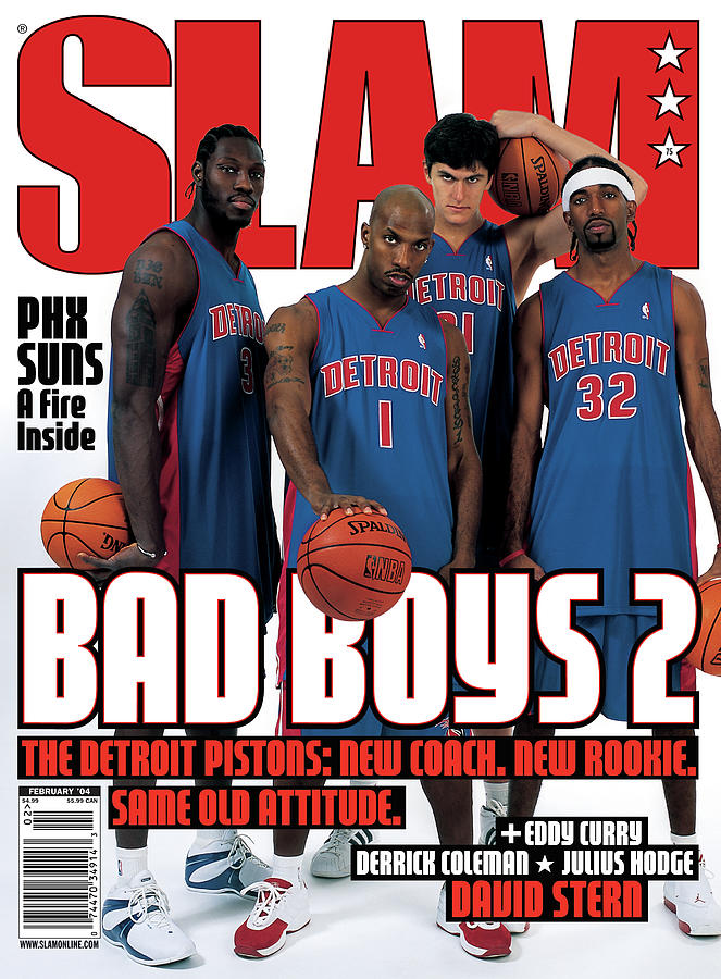 Bad Boys 2: The Detroit Pistons SLAM Cover Photograph by Atiba Jefferson