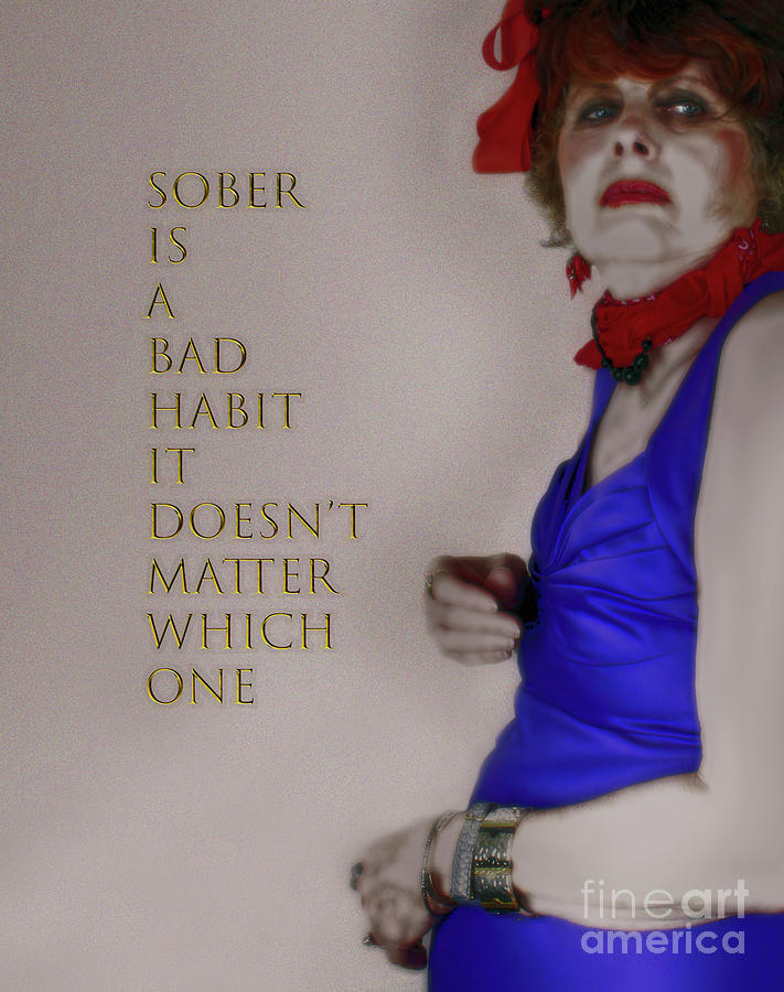 Old Photograph - Bad Habits by Steven Digman Old Photograph - Bad Habits by Steven Digman