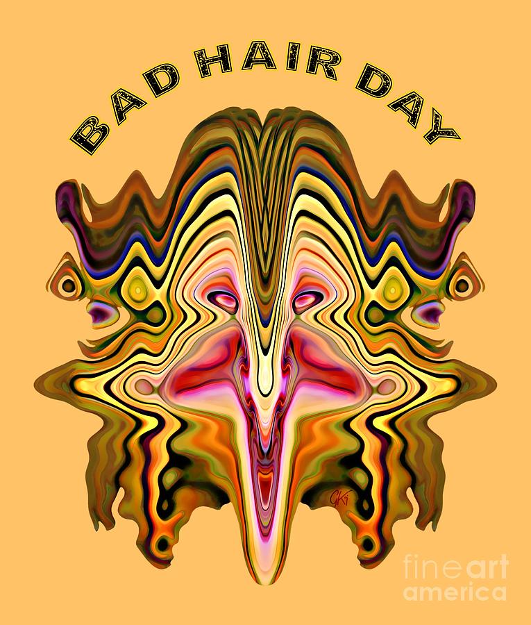 Bad Hair Day Digital Art by Gabriele Pomykaj
