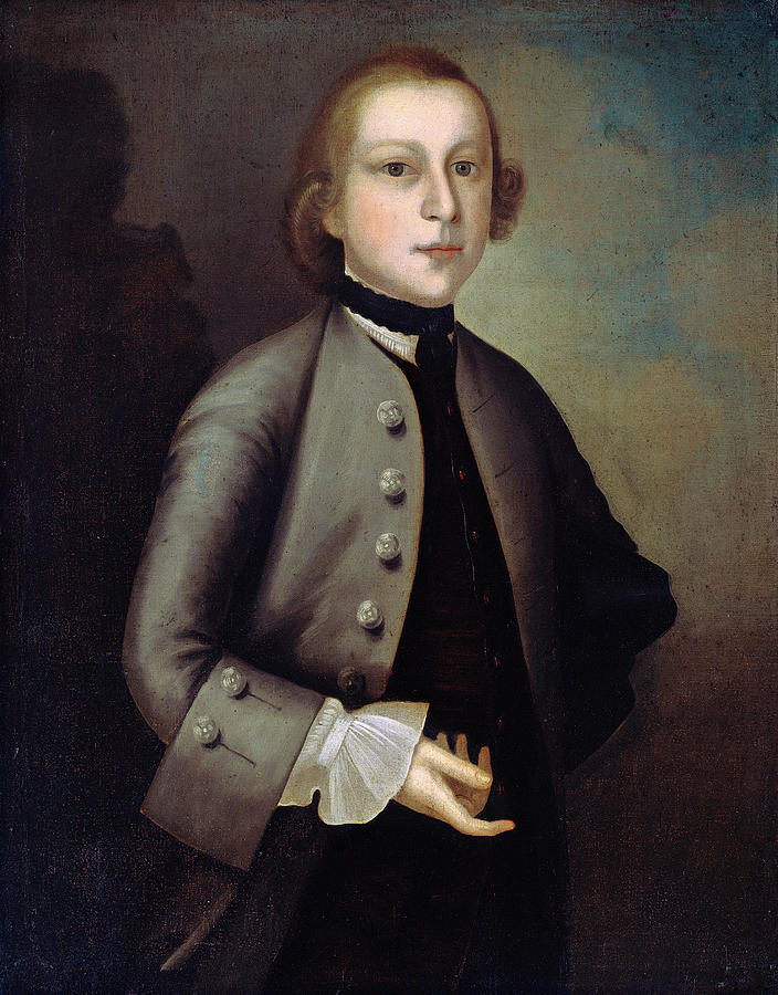 Isaac Foster, Jr, 1755 Painting by Joseph Badger