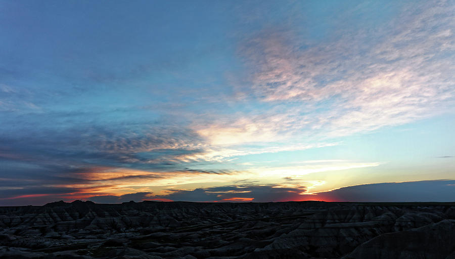 Badlands National Park Photograph - Badlands Sunset by Doolittle Photography and Art