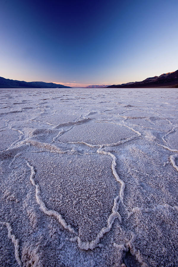 Badwater Basin At Sunset Photograph by By Sathish Jothikumar