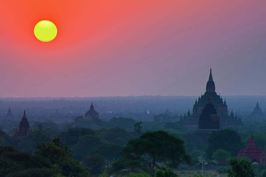 Bagan In The Morning Photograph by Www.tonnaja.com