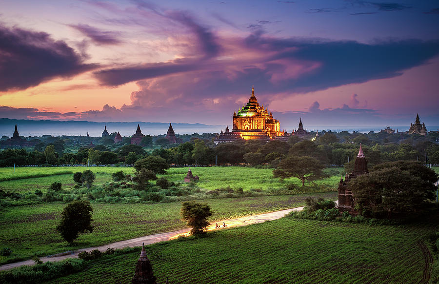 Bagan Of Burma Myanmar Photograph by Jaturong Kengwinit