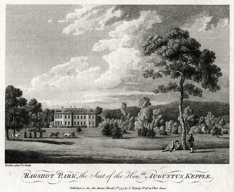 Bagshot Park, The Seat Drawing by Print Collector