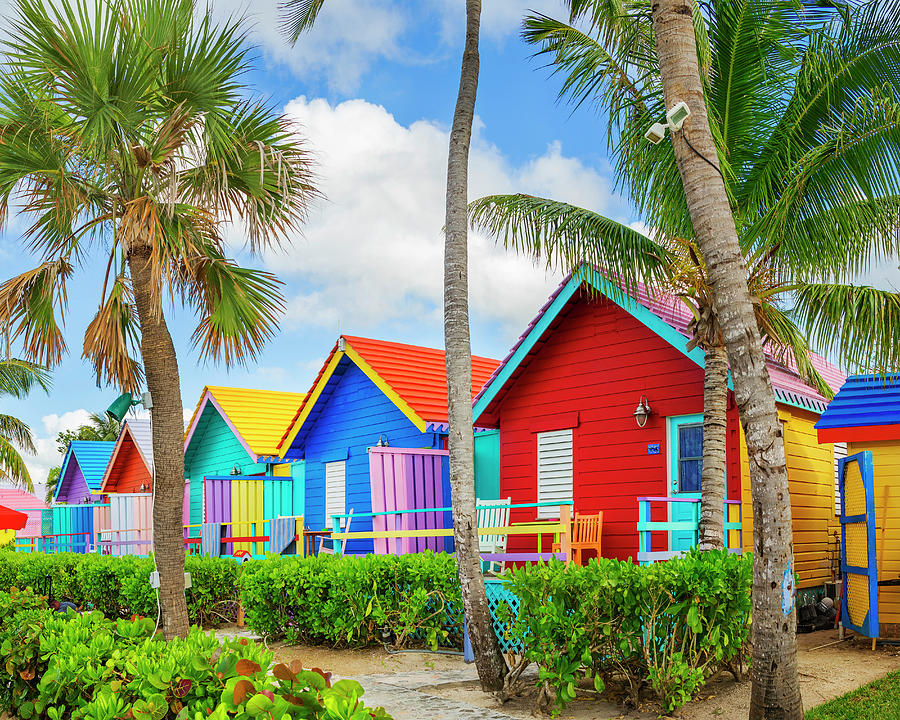 Bahamas, New Providence, Nassau, Caribbean Sea, Atlantic Ocean, Caribbean, Compass Point Beach Resort Digital Art by Pietro Canali