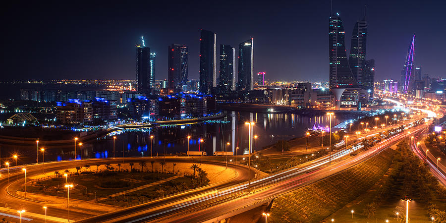 Bahrain Cityscape Photograph by Muhammad Hamid