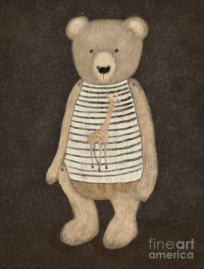 Bailey Bear Painting by Bri Buckley