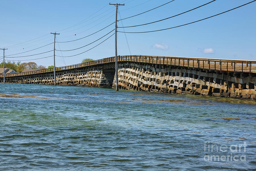 Architecture Photograph - Bailey Island Bridge - Harpswell Maine by Erin Paul Donovan