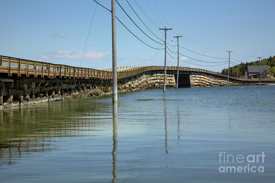 Bailey Island Bridge - Harpswell Maine USA Photograph by Erin Paul Donovan