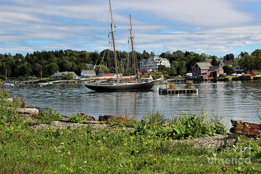 Bailey Island Harbor Photograph by Sandra Huston