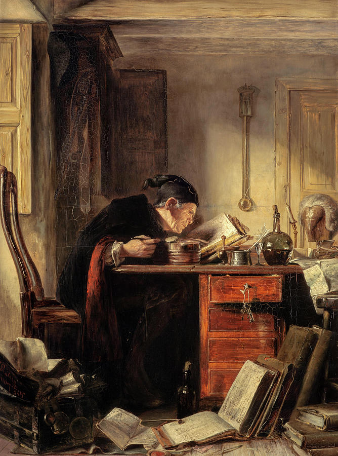 James Eckford Lauder Painting - Bailie Duncan Mcwheeble At Breakfast by James Eckford Lauder James Eckford Lauder Painting - Bailie Duncan Mcwheeble At Breakfast by James Eckford Lauder