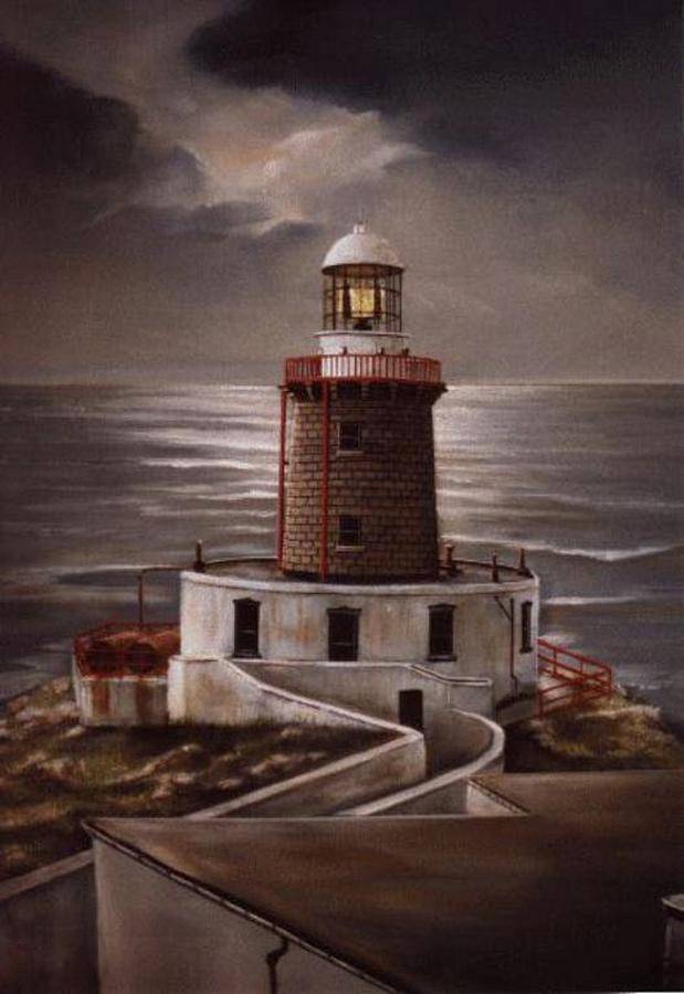 Baily Lighthouse Painting by Teresa Trotter
