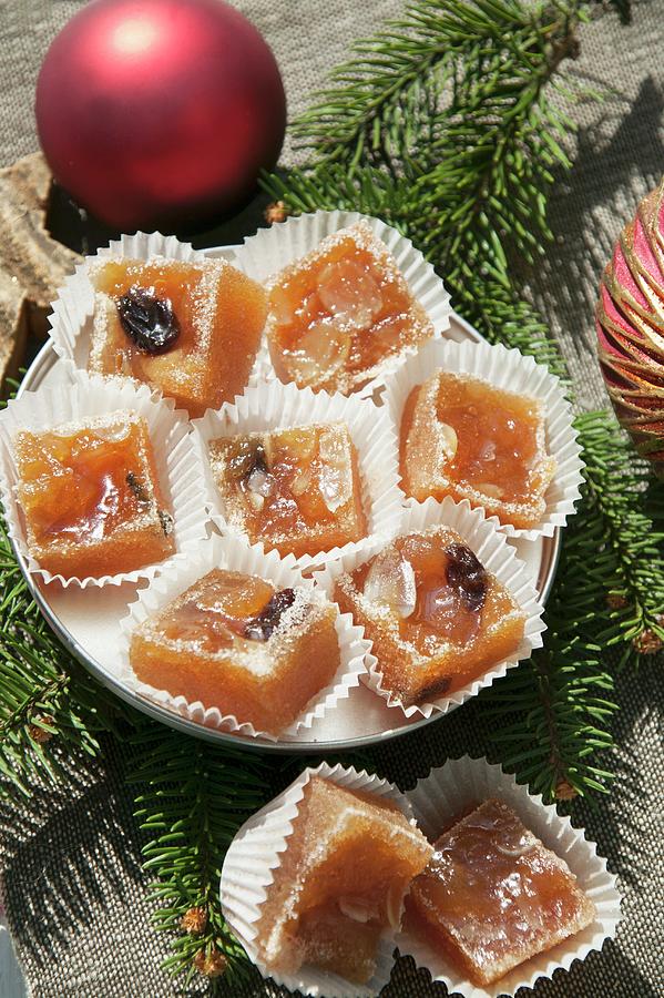 Baked Apple Sweets For Christmas Photograph by Food Experts Group