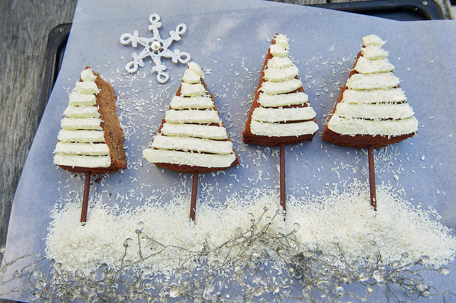 Baked Cinnamon Trees For Christmas Photograph by Hannah Kompanik