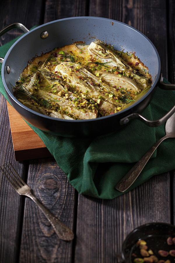 Baked Fennel With Parmesan Cheese Photograph by Jan Prerovsky