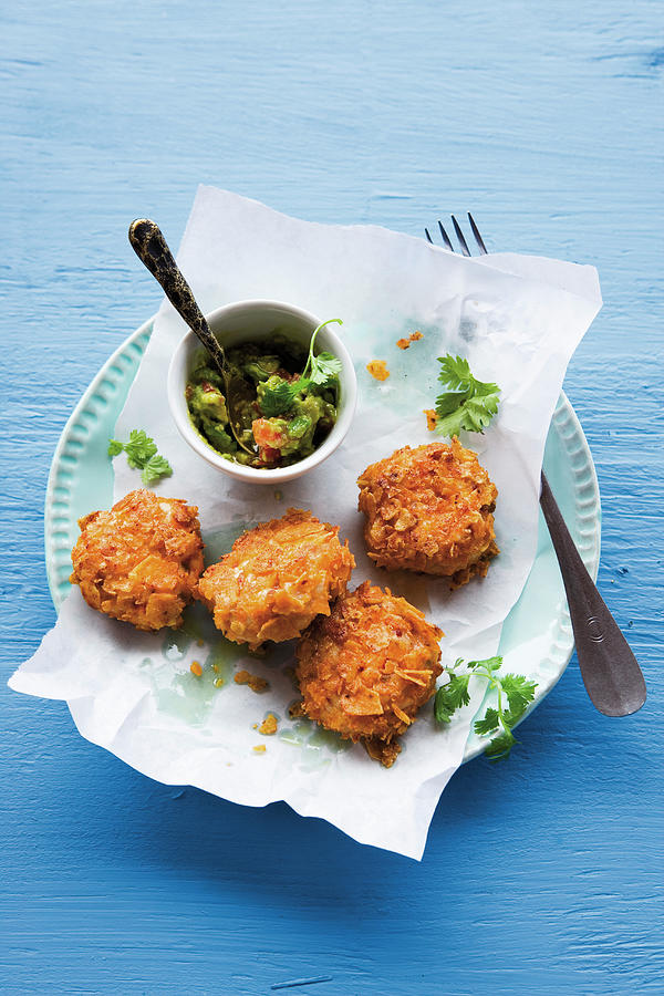 Baked Prawn Nuggets With Avocado Dip caribbean Photograph by Michael ...