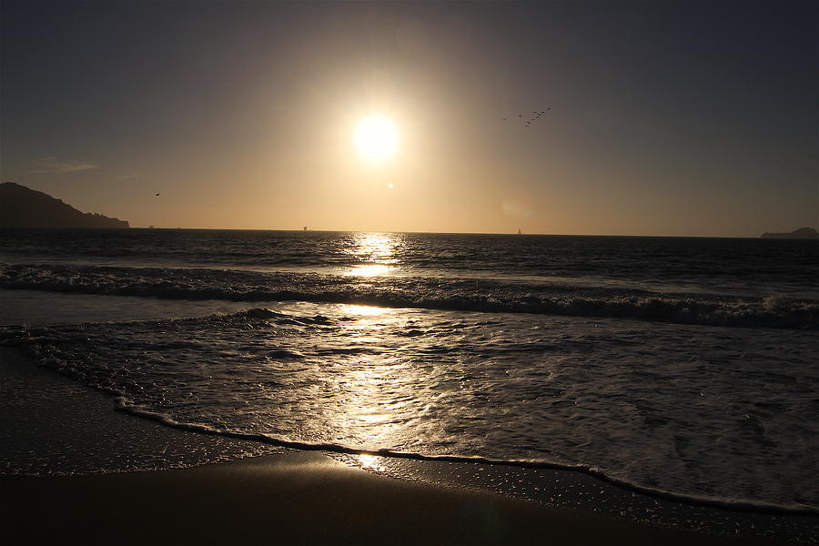 Baker Beach Sunset Photograph by Nicholas Miller - Fine Art America