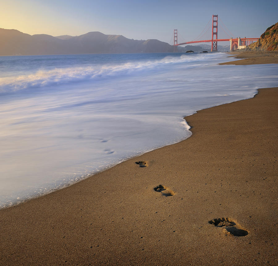 Baker Beach With Golden Gate Bridge Photograph by 4fr