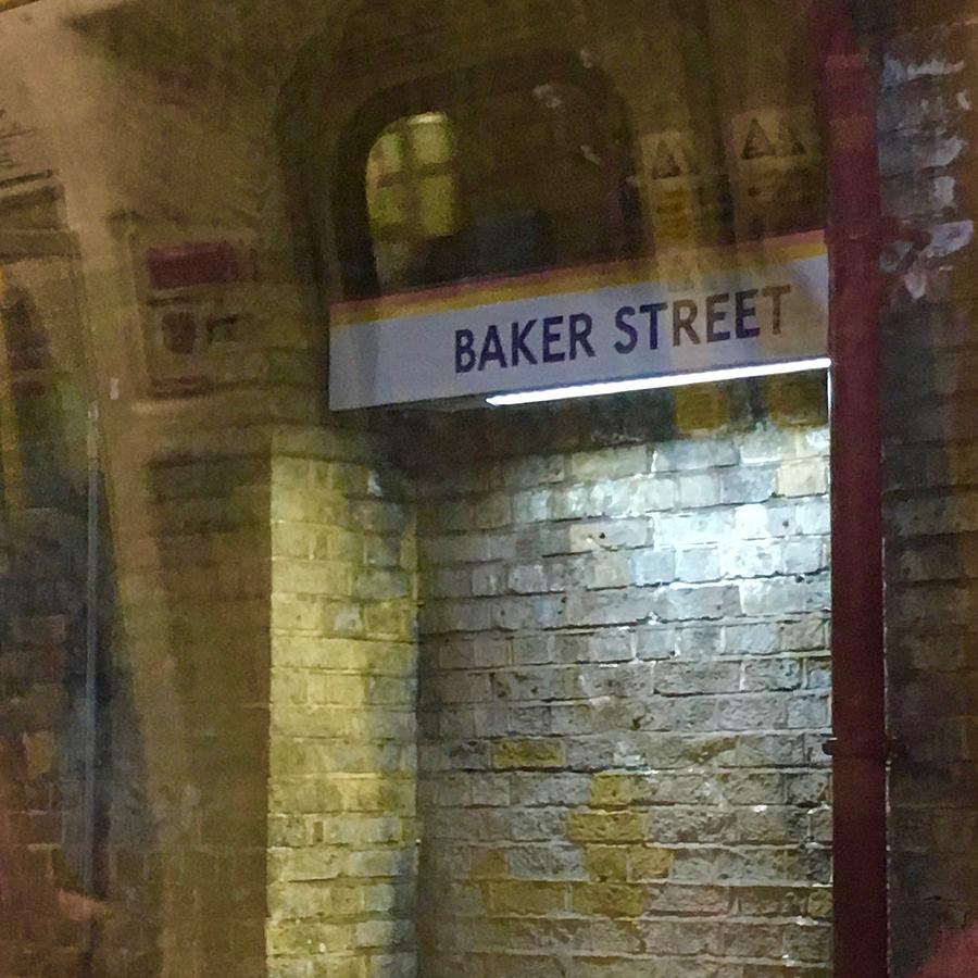 Baker Street Metro Sign Photograph by Debra Grace Addison